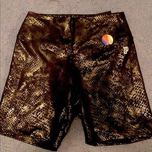 PINK Patterned Biker Shorts Size Small.